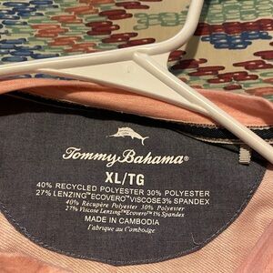 Tommy Bahama Peach Casual Button Down Shirt